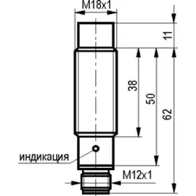 Индуктивный датчик ТЕКО ISN EC4A-43N-8-LS4