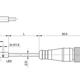Индуктивный датчик Balluff BES Q05AC-PSC15B-EP00,3-GS04