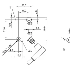 Индуктивный датчик Balluff BES R05KB-POC40B-S49A