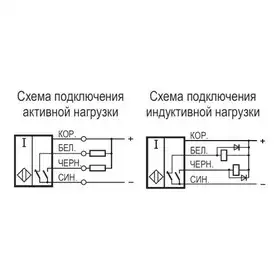 Индуктивный датчик ТЕКО ISN F4A-43N-8-L