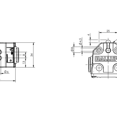 Блочный выключатель Balluff BNS 819-B02-D08-40-11