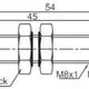 Индуктивный датчик LANBAO LR08BF02DLCY-E1