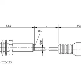 Индуктивный датчик Balluff BES M08MI-PSC40B-BP00,5-GS04
