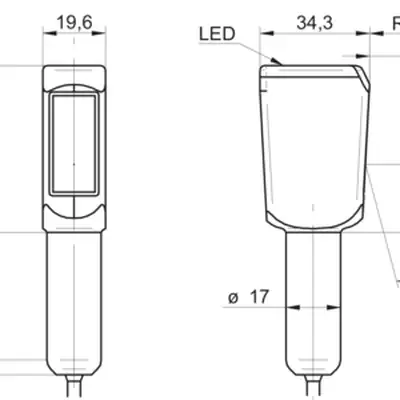 Датчик контрастной метки Baumer FKDH 14G6901