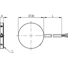 Емкостной датчик Balluff BCS D30T401-NSC15C-EP02