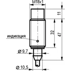 Индуктивный датчик ТЕКО ISN FF4A-31P-8-L