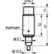 Индуктивный датчик ТЕКО ISN FF4A-31P-8-L
