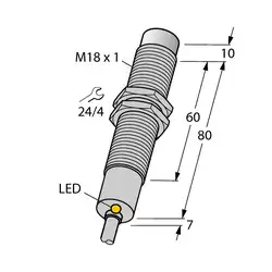 Индуктивный датчик TURCK NI8-M18-AZ3X/S120