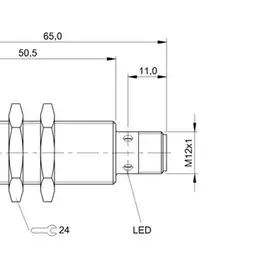 Индуктивный датчик расстояния Balluff BAW M18MG-UAC80F-S04G