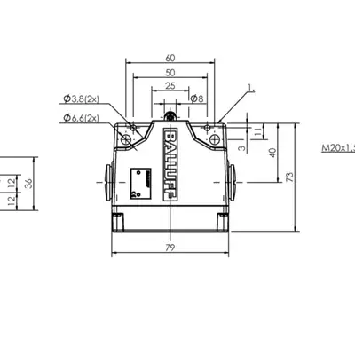 Блочный выключатель Balluff BNS 813-B02-L12-61-A-22-02