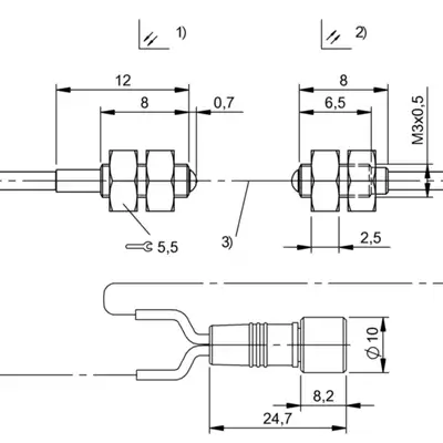 Оптоволоконный кабель Balluff BOH TZ-M03-001-01-S49F-SA2