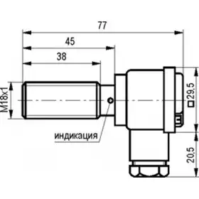 Индуктивный датчик ТЕКО ISB AT4A-31N-5-LZ-C
