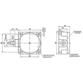 Индуктивный датчик ТЕКО ISN IF7P8-32P-40-LZ-C-V