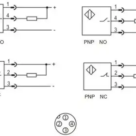 Оптический датчик LANBAO PR12-BC15DPR-E2