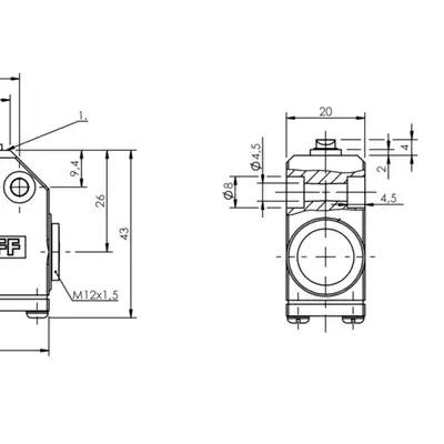 Одиночный выключатель Balluff BNS 819-99-E-10