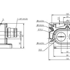 Блочный выключатель Balluff BNS 813-D03-E12-100-22-03-S90R