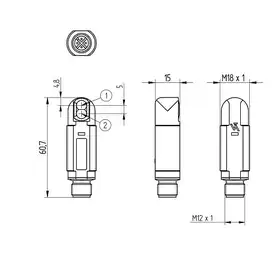 Оптический датчик Wenglor OSWK803Z0002