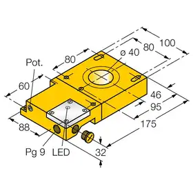 Кольцевой датчик TURCK NI40R-S32SR-VP44X