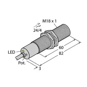 Датчик потока TURCK FCS-M18-AP8X