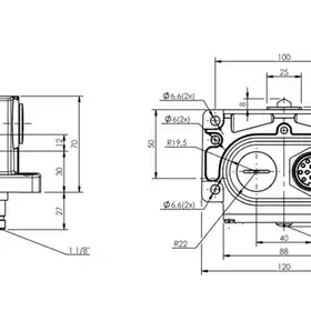 Блочный выключатель Balluff BNS 819-D02-D12-100-10-FD-S90F