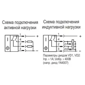 Индуктивный датчик ТЕКО ISB AC4A8-43P-5F-LZR91-C-P-0,3