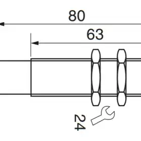 Индуктивный датчик EGE-Elektronik IGMF 008 WO