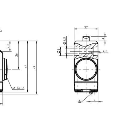 Одиночный выключатель Balluff BNS 813-100-D-48-FC