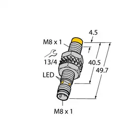 Индуктивный датчик TURCK NI3-M08E-AP6X-V1131