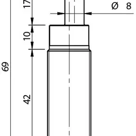 Индуктивный датчик DATASENSING VK2/A0-2B