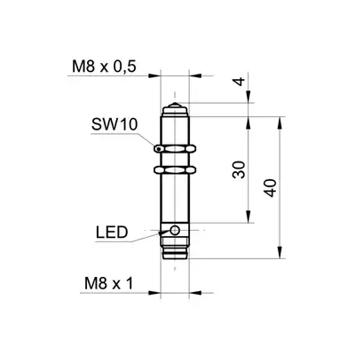 Прецизионный механический переключатель Baumer MY-COM L75P/S35L