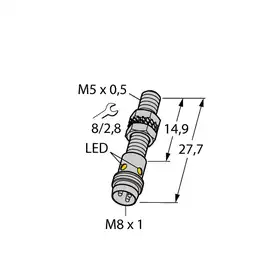 Индуктивный датчик TURCK BI1-EG05K-AP6X-V1331