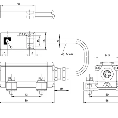 RFID головка чтения/записи Balluff BIS L-304-S115