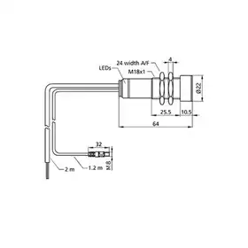 Датчик двойного листа Microsonic dbk+5/Empf/3CDD/M18