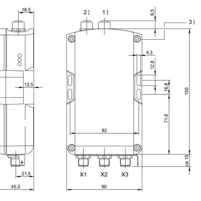 Блок обработки RFID Balluff BIS M-6000-007-050-00-ST24