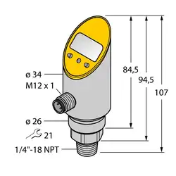 Датчик давления TURCK PS010V-303-LI2UPN8X-H1141