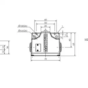 Блочный выключатель Balluff BNS 813-B02-E12-61-A-10-01