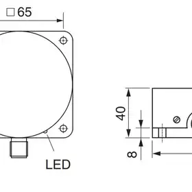 Индуктивный датчик EGE-Elektronik ID 080 GSP