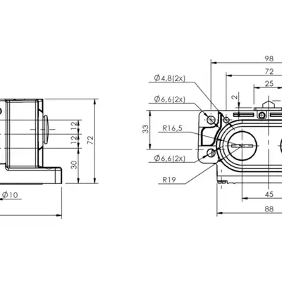 Блочный выключатель Balluff BNS 819-D03-D12-62-10