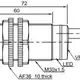 Оптический датчик LANBAO PR30S-BC50ATO