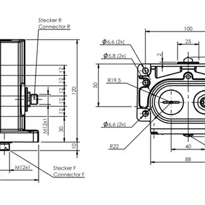 Блочный выключатель Balluff BNS 819-D06-D12-100-10-FD-S80K