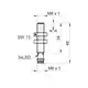 Индуктивный датчик расстояния Baumer IR08.D03L-F46.GP1I.7SL