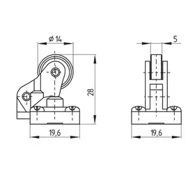 Kонцевой выключатель безопасности Schmersal T1R 255-20Z