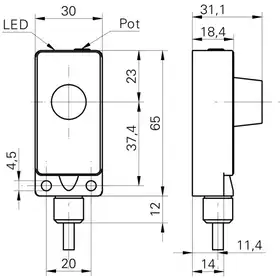 Ультразвуковой датчик Baumer UNDK 30N1703