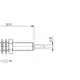 Индуктивный датчик расстояния Balluff BAW M08EI-UAD25F-BP03