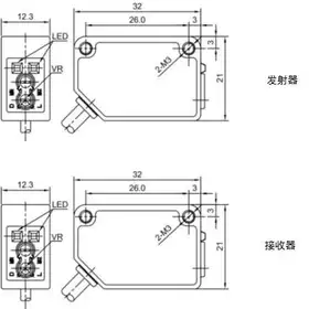 Оптический датчик LANBAO PSF-TM5DNO