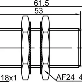 Индуктивный датчик LANBAO LR18XCF05ATC