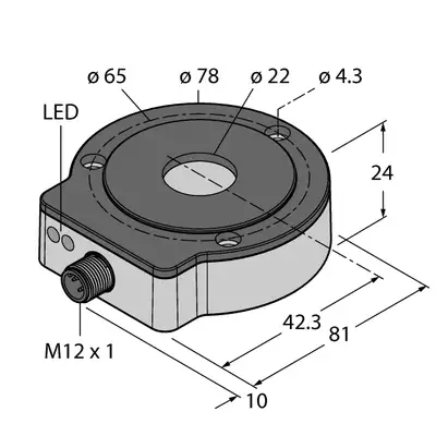 Энкодер TURCK RI360P0-EQR24M0-INCRX2-H1181