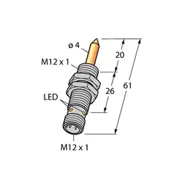 Магнитный датчик TURCK NIMFE-EM12/4.0L61-UP6X-H1141/S1182