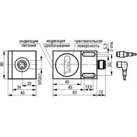 Индуктивный датчик ТЕКО ISN IC133P-31N-20-LZS4