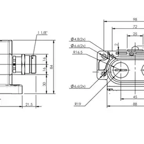 Блочный выключатель Balluff BNS 819-D03-D16-62-10-S90R